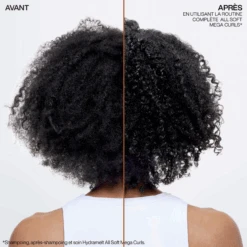 Soin Sans Rinçage Hydratant All Soft Mega Curls Redken 150ml -Produits de Coiffure Magasin rdk7 avant apre s 14174.1684847325
